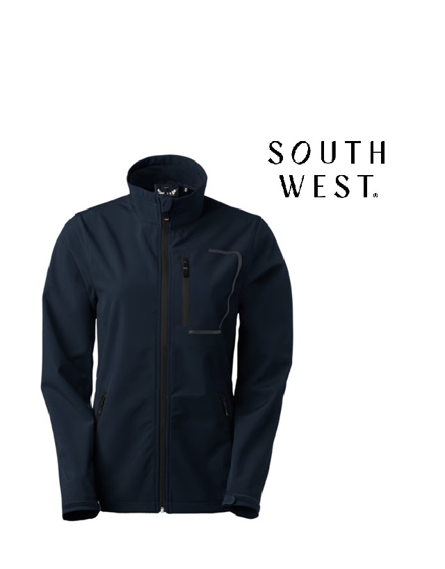 South West 1000354 Damen Softshell Jacke, Blue von South West