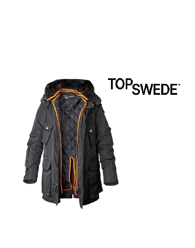 Top Swede GR5104 Parka schwarz von Top Swede