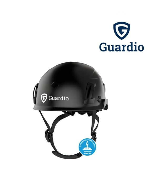 Guardio 210789 Schwarz- Elektrisch isolierter Schutzhelm mit MIPS und twICEme