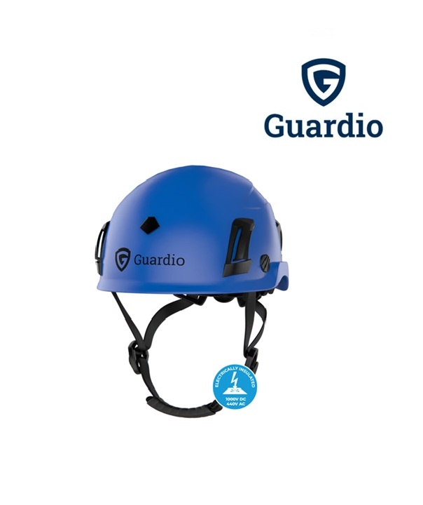 Guardio 210792 Blau - Elektrisch isolierter Schutzhelm mit MIPS und twICEme