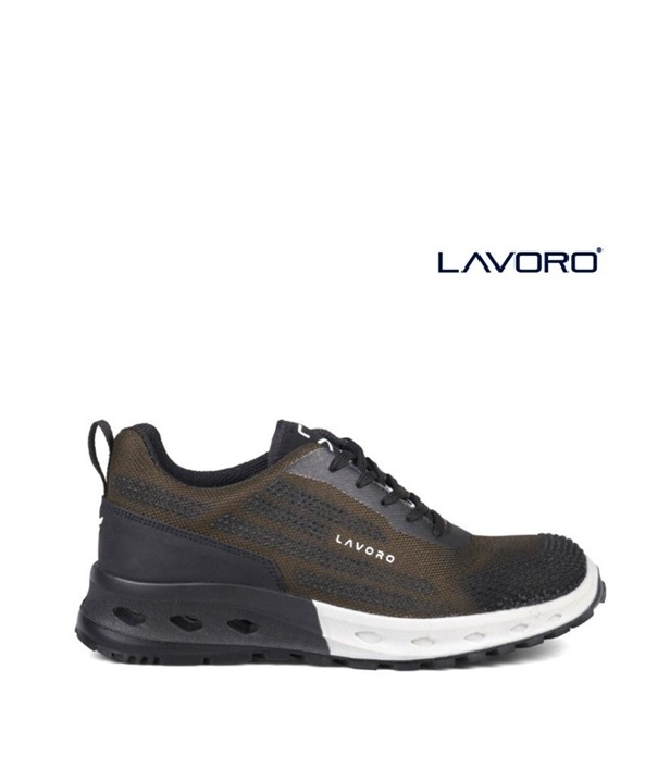 Lavoro 210637 S3S-Schwarz, Braun mit Weiss, sportlich