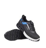 Lavoro 210635 S7S - BOA, sportlich schwarz mit Blau, Weiss