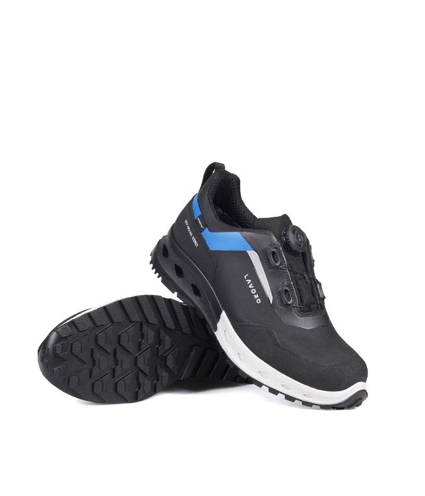 Lavoro 210635 S7S - BOA, sportlich schwarz mit Blau, Weiss