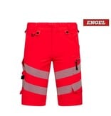 Engel Workwear - Arbeitskleidung für Profis FE6345.4720 - Engel, Arbeitsshorts, HI - Vis Rot / Schwarz