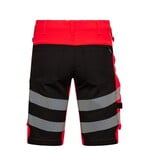 Engel Workwear - Arbeitskleidung für Profis FE6345.4720 - Engel, Arbeitsshorts, HI - Vis Rot / Schwarz