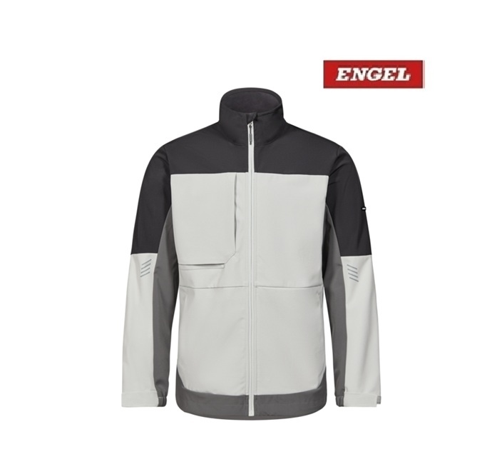 Engel Workwear - Arbeitskleidung für Profis FE1327.30179 -Engel, Entire Softshelljacke - Bone White / Anthracite Grey