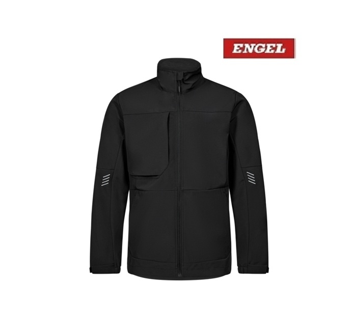 Engel Workwear - Arbeitskleidung für Profis FE1327.20 - Engel, Entire Softshelljacke - Schwarz