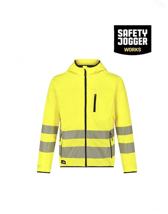 Safety Jogger SCUHVHOOD Gelb - Safety Jogger, Pullover, EN ISO 20471:2013+A1:2016 Klasse 3