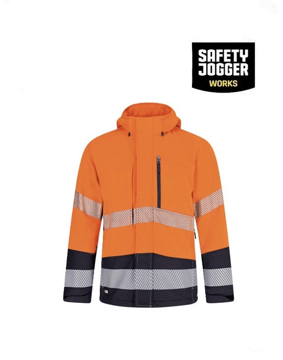 Safety Jogger SCUHVSSHLM Orange - Safety Jogger, Softshelljacke, EN ISO 20471:2013+A1:2016 Klasse 3