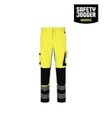 Safety Jogger SCUHVTROM Gelb - Safety Jogger, Hi-Vis Arbeitshosen, EN ISO 20471:2013+A1:2016 Klasse 2