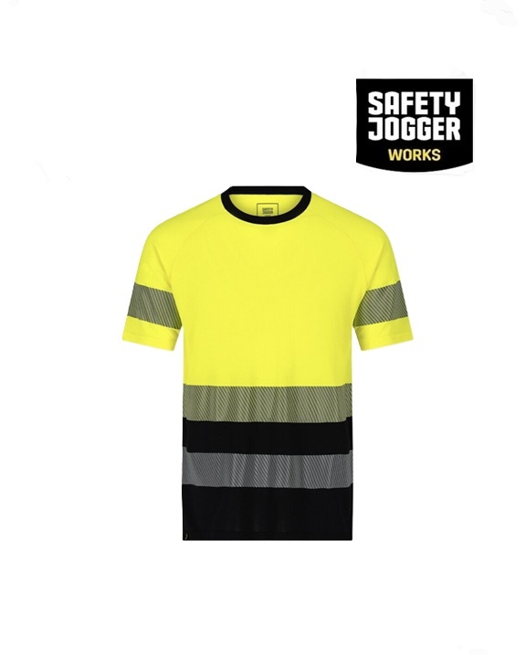 Safety Jogger SCUHVTSM Gelb - Safety Jogger, HiVis T-Shirt, EN ISO 20471:2013+A1:2016 Klasse 2