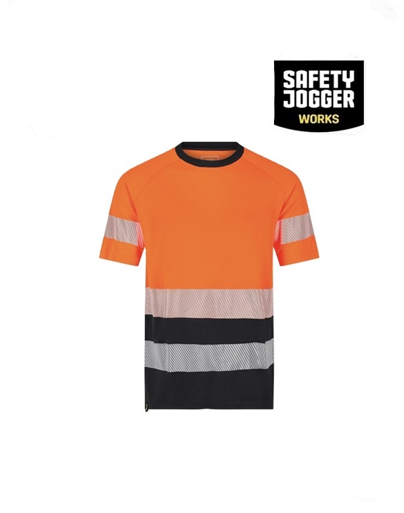 Safety Jogger SCUHVTSM Orange -  Safety Jogger, HiVis T-Shirt, EN ISO 20471:2013+A1:2016 Klasse 2