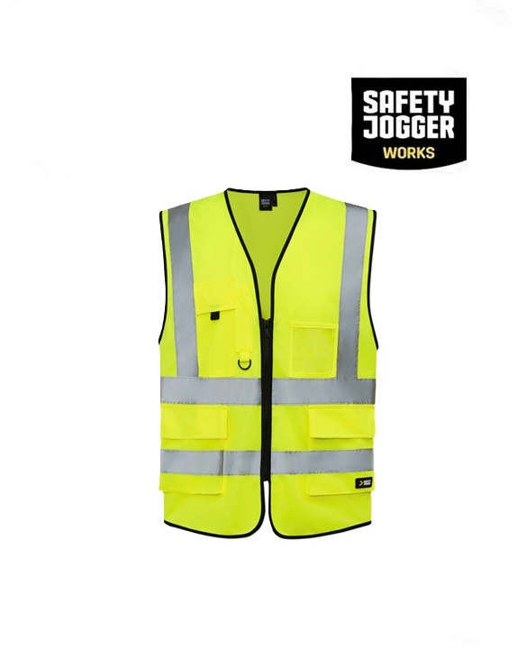 Safety Jogger Scuti Weste Gelb - Safety Jogger, HiVis Weste, High visibility - EN ISO 20471:2013 CE
