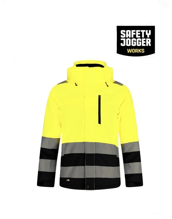 Safety Jogger SCUHVWJACM Gelb - Safety Jogger, Winterjacke, EN ISO 20471:2013+A1:2016 Klasse 2