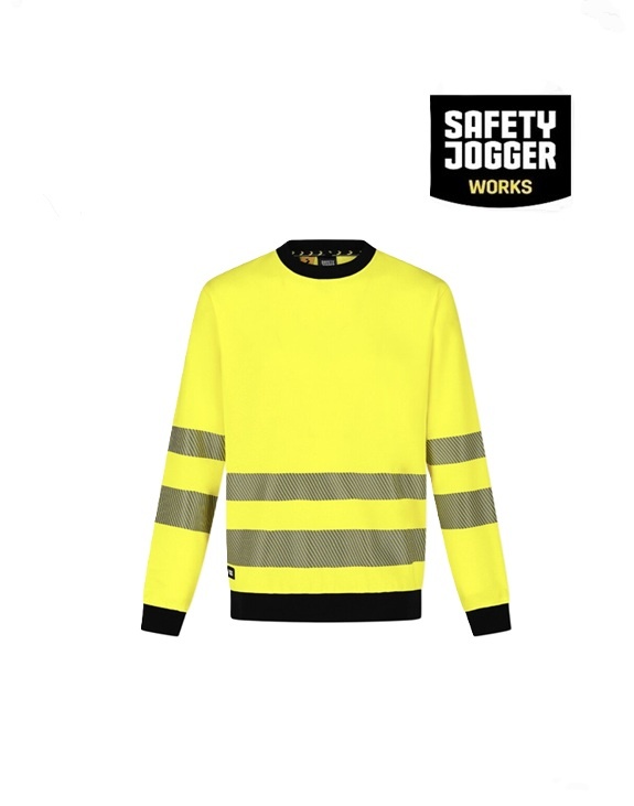 Safety Jogger SCUHVCNSWT Gelb - Safety Jogger, Sweater, EN ISO 20471:2013+A1:2016 Klasse 3