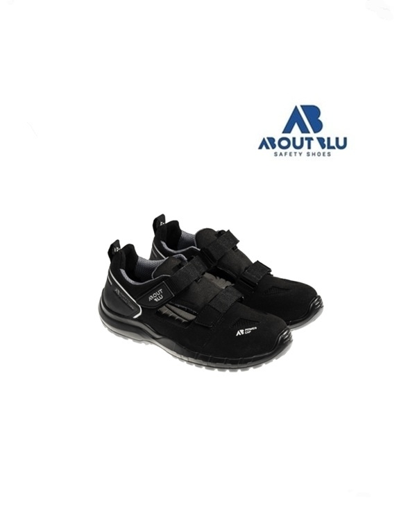 ABOUTBLU 210853 S1PS - Aboutblu, Zira Black, Unterknöchel, Klettverschluss