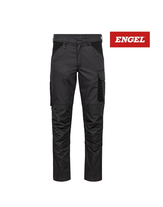 Engel Workwear - Arbeitskleidung für Profis FE2519.7920.S - Engel, Arbeitshose, Handwerkerhose, Anthrazitgrau/Schwarz