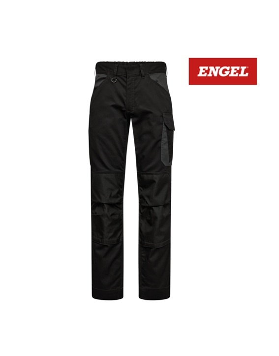 Engel Workwear - Arbeitskleidung für Profis FE2519.2079.S -Engel, Arbeitshose, Handwerkerhose, Schwarz - Grau