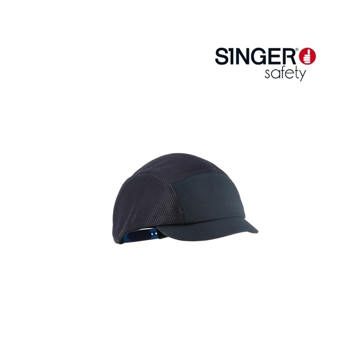Arnold Marineblau - Singer, Anstosskappe mit Visier in Marineblau