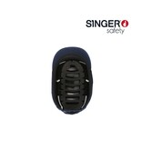 Arnold Marineblau - Singer, Anstosskappe mit Visier in Marineblau