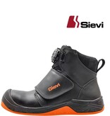 Sievi – Marke für Profis 210986 S2P, Sicherheitsschuh, Unisex, Schwarz/Orange