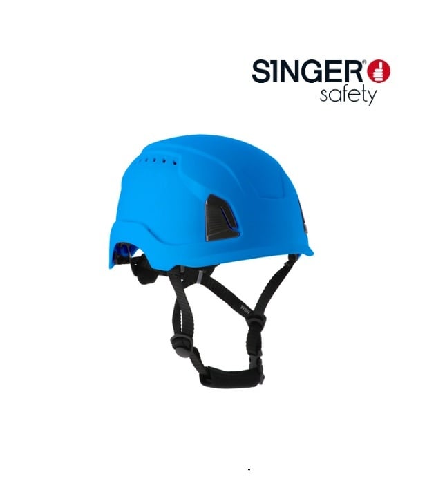 211079 -Singer, Belüfteter Schutzhelm, Blau
