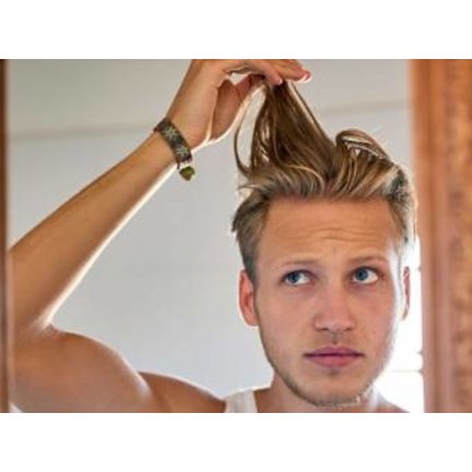 Men's oily scalp