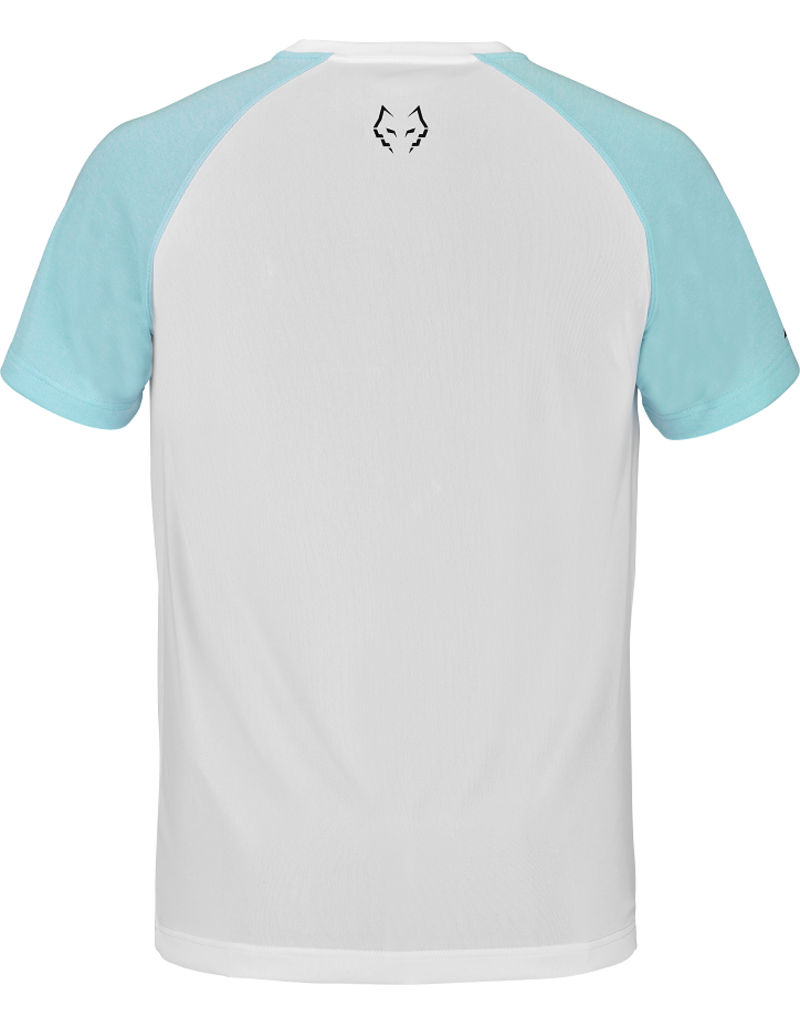 Crew Neck Tee Juan Lebrón White/Light Blue