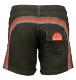 Sundek M504  14"Mid Length Swim Shorts with Rainbow Logo