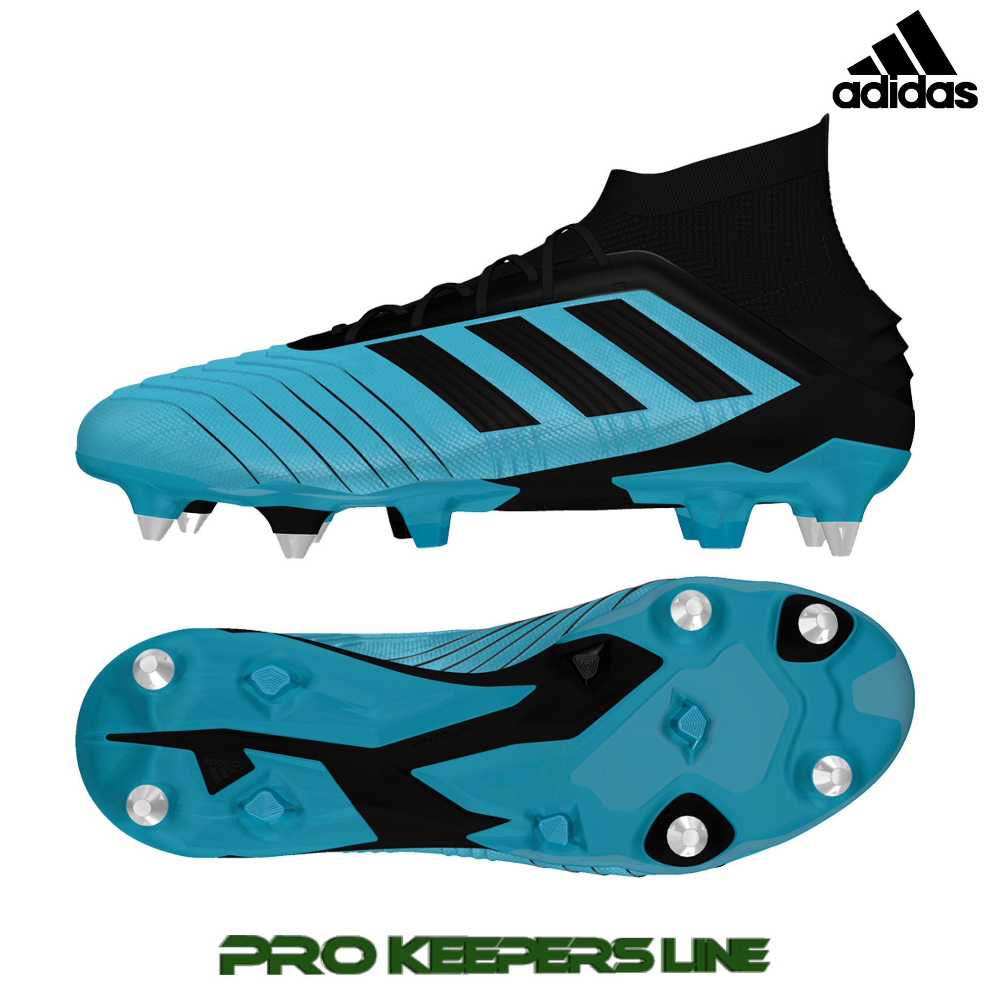 ADIDAS PREDATOR 19.1 SG BRIGHT CYAN - Pro Keepers Line Deutschland