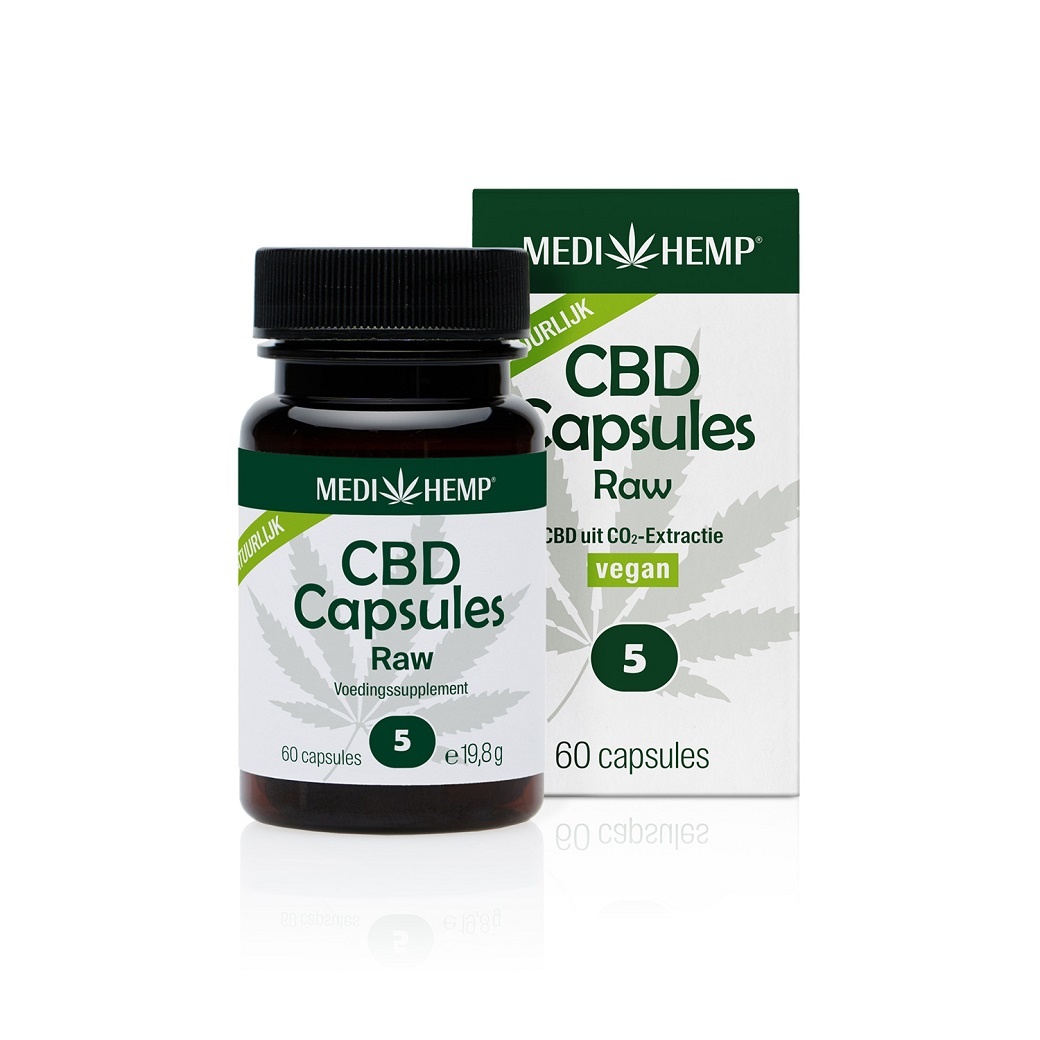 CBD Capsules 5% MediHemp 25 mg (RAW/ BIO)