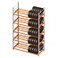 SalesBridges Storage rack for tyres double row