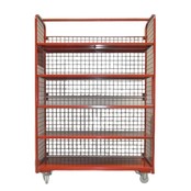 Order Picking Mesh Shelf Trolley Rollcontainer