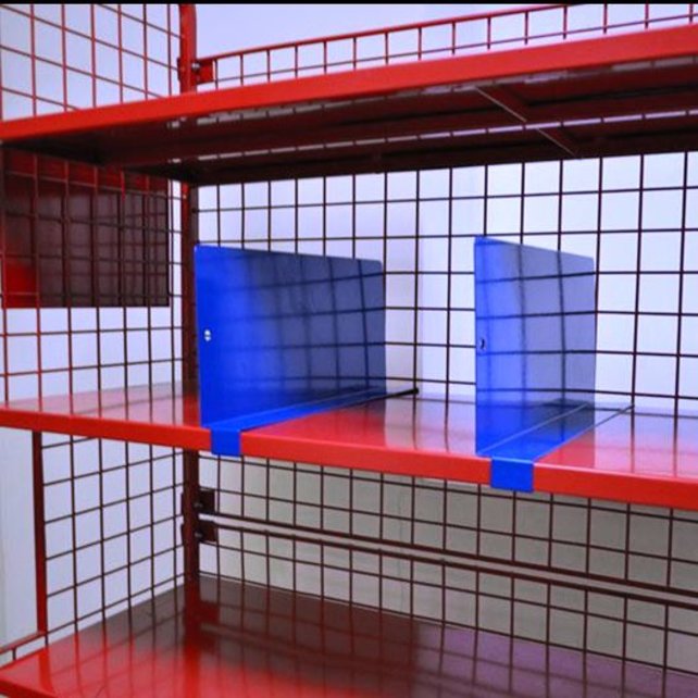 Order Picking Mesh Shelf Trolley Rollcontainer