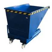 Automatischer Kippbehälter 1100L für Gabelstapler mit Abrollsystem