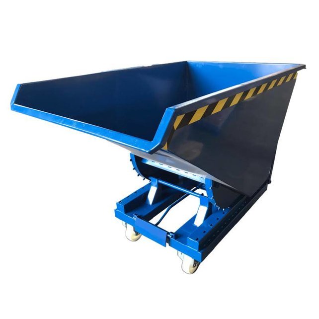 Chip Container Automatic 2300L Tipper Container with Rollover System