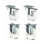 CASCOO Jeu de roues nylon diamètre 160 mm