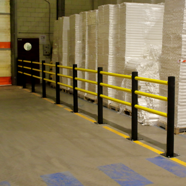 Traffic barrier SAFETY FENCE 3 beams d-flexx Delta