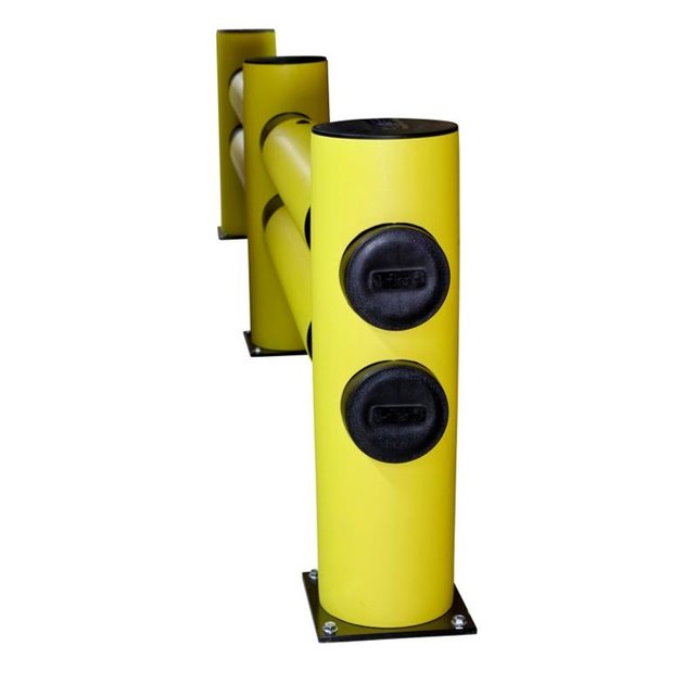 Double rail pour une protection optimale des machines