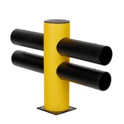 Double rail pour une protection optimale des machines