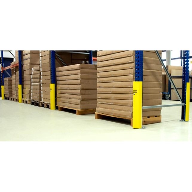 Pallet rack protection H400xW75-99mm Polyethylene