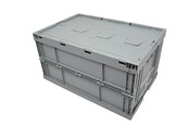Faltbox 60 x 40 x 30 cm ohne Deckel – 55 L – PP Faltbare Lager- und Transportbox