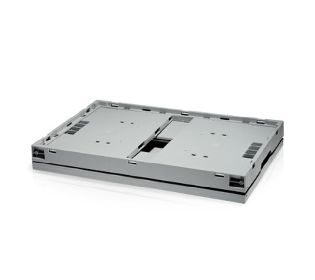 Faltbox 60 x 40 x 30 cm ohne Deckel – 55 L – PP Faltbare Lager- und Transportbox