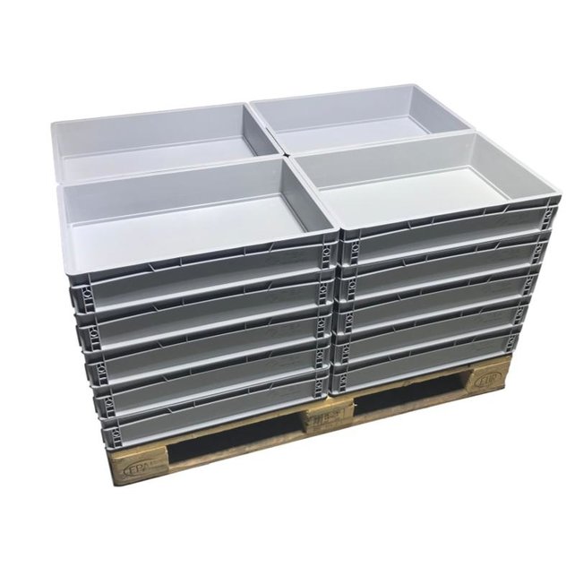 EURO crate 60x40x12 closed handle