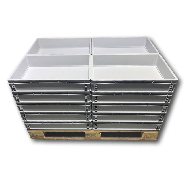EURO crate 60x40x12 closed handle