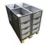 SalesBridges  Eurobox Universal 60x40x22 cm open handle Euro container KTL box stackable