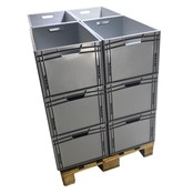 Bac de rangement  60x40x32 cm en plastique Eurobox Bac de rangement  60x40x32 cm en plastique Eurobox