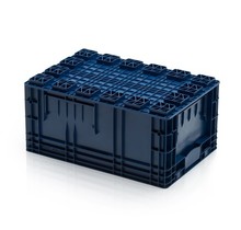 R-KLT Bac de rangement Bleu Fond de grille renforcé
