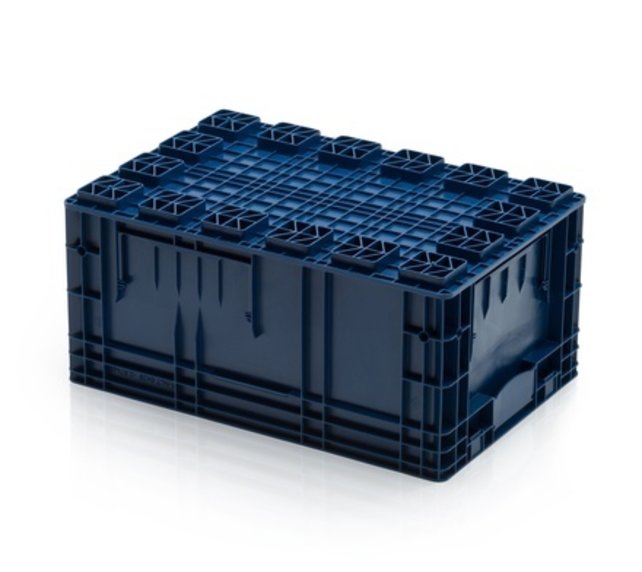 R-KLT Stapelbak 60x40x28 Eurobox KLT Bakken met Verstevigde Rasterbodem