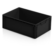 ESD Crates 60x40 cm various heights ESD Euro Container Eurobox black